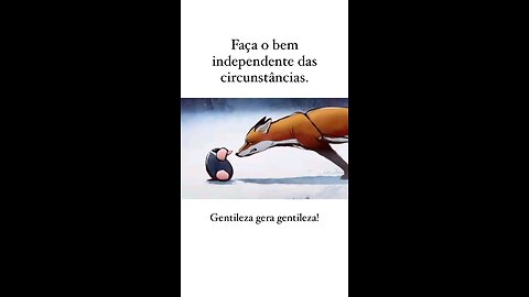 FAÇA O BEM INDEPENDENTE DAS CIRCUNSTÂNCIAS