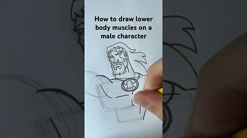 The Lines That Create Abs on a Male Character