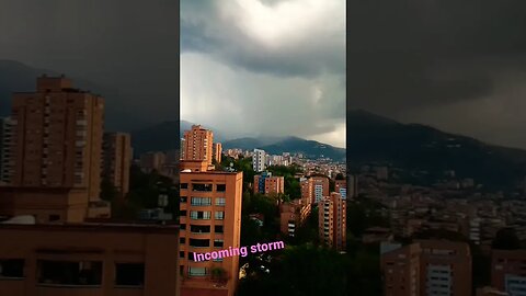 Living in Colombia.... you get used to the storms! #colombia #solotravel #visitcolombia