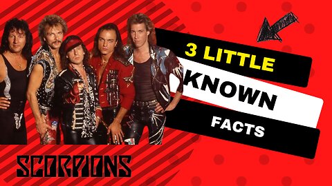 3 Little Known Facts Scorpions