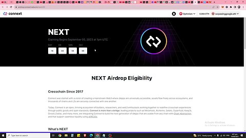 Missed Sei Network Airdrop? Connext Network Just Release $NEXT Airdrop And Your Are Likely Eligible!