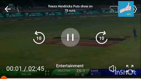 Reeza Hendricks Puts show on 79 off 54