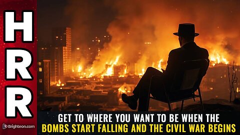 Get to where you want to be when the BOMBS start falling and the CIVIL WAR begins