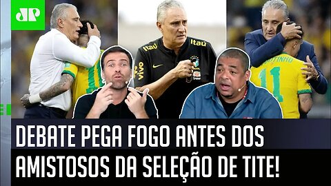 "É UMA VERGONHA! NINGUÉM aqui é OTÁRIO de achar que a Seleção..." Debate FERVE antes de amistosos!