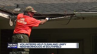 Volunteers help clean and unify neighborhoods in Southfield