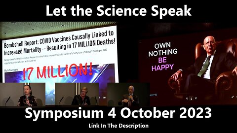 Let the Science Speak - Symposium 4 October 2023 (Edited)