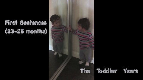2-year-old's first sentences
