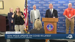 Colorado Gov. Jared Polis announces non-essential businesses to reduce at-work employees