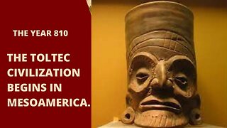 The Toltec civilization begins in Mesoamerica #history