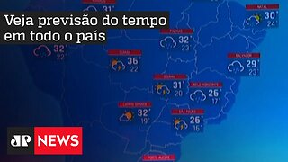 Chuva retorna à metade Norte do Brasil