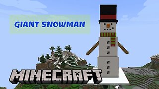 How to Build a HUGE Snowman | Minecraft