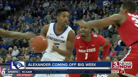 Creighton's Ty-Shon Alexander coming off strong week