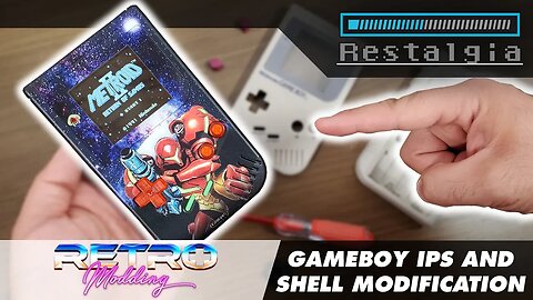 AMAZING Metroid Gameboy Mod | DMG GAMEBOY IPS SCREEN MOD