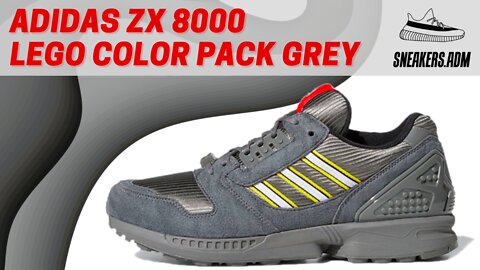 Adidas ZX 8000 LEGO Color Pack Grey - FY7080 - @SneakersADM