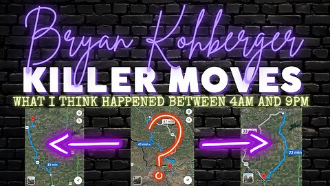 BRYAN KOHBERGER MADE SOME INTERESTING MOVES | MY THEORY | INTENTIONAL "MISTAKES" | OPINION ONLY!