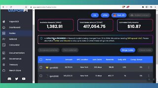 Vapor Fi Nodes Update! Watch Before Friday 10/21!
