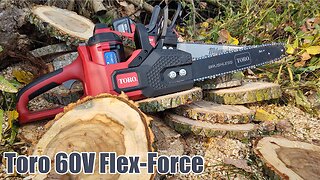 Toro Flex-Force 60V 16" Chainsaw Review Compared to Milwaukee M18 Chain Saw