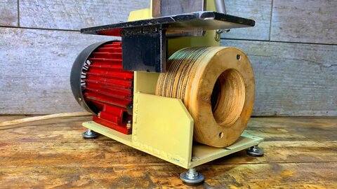 Belt Sander Grinder DIY. I made it Using Only Simple Tools.