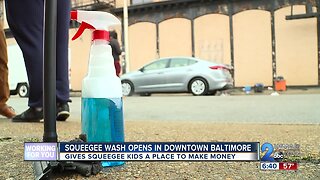 Squeegee Wash opens in Downtown Baltimore, gives squeegee kids a place to make money