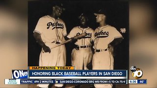 Honoring black baseball players in San Diego