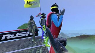 Rush wingsuit racing VR -10 Min Gameplay