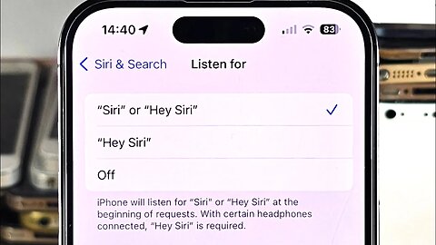 How To Change Hey Siri to Siri in iOS 17