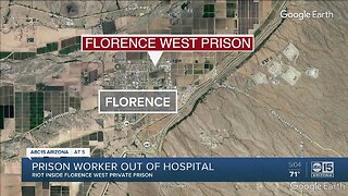 Prison worker out of hospital