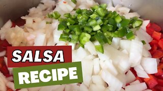 How To Make Homemade Salsa | Canning Salsa Recipe