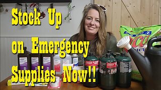 $65 Budget Prepping Supplies Stock Up from Walmart ~ Preparedness