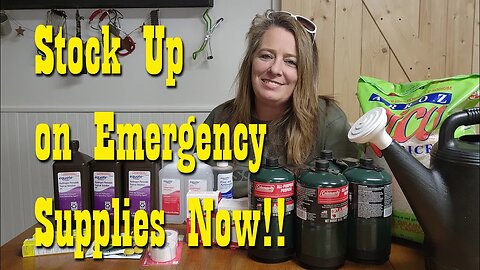 $65 Budget Prepping Supplies Stock Up from Walmart ~ Preparedness