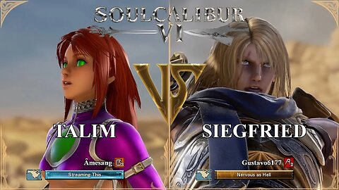SoulCalibur VI — Amesang (Talim) VS Gustavo6177 (Siegfried) | Xbox Series X Ranked