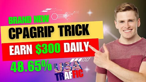 (BRAND New CPAGrip Trick) Get Paid $300 Daily | CPA Marketing Free Traffic Method, CPAGrip