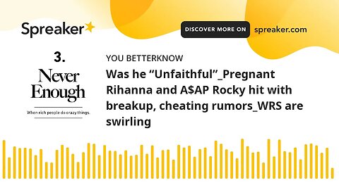 Was he “Unfaithful”_Pregnant Rihanna and A$AP Rocky hit with breakup, cheating rumors_WRS are swirli