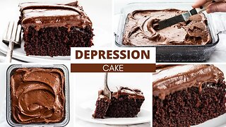 Depression Cake -- Vintage Recipe Alert!