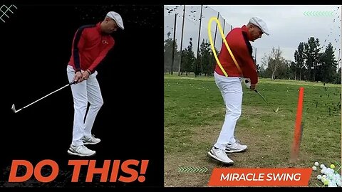 FIX YOUR BACKSWING with the PERFECT OVER THE TOP MIRACLE MOVE!