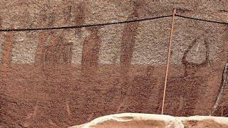 Devil Man & Solar Burst, 8,000 Year Old Pictographs in Horseshoe Canyon