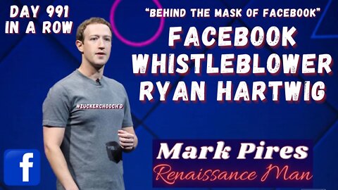 Whistleblower Ryan Hartwig's Book Release "Behind The Mask Of FaceBook"