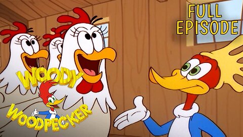 Chicken Woody _ Full Episode _ Woody Woodpecker _ Mini Moments-(1080p)