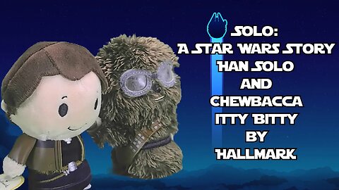 Solo: A Star Wars Story Han Solo and Chewbacca Itty Bitty by Hallmark