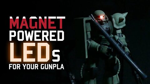 How to Power Micro LED Lights Using Rare Earth Magnets for Gunpla & Miniature Dioramas Pt. 2
