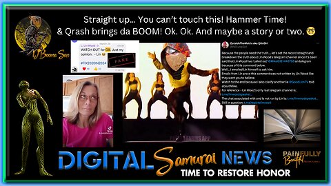 DSNews | Straight up… You can’t touch this! Hammer Time! & Qrash brings da BOOM! Ok. Ok. And maybe a story or two. 🤓