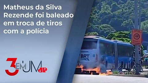 24 ônibus são incendiados no RJ após morte de sobrinho de miliciano