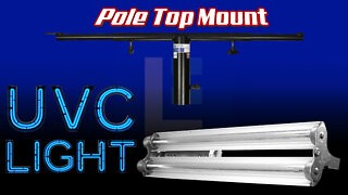 Explosion Proof Fluorescent UV-C Light and Pole Top Mount