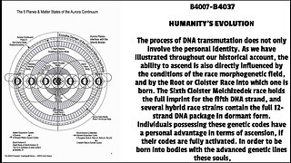 HUMANITY’S EVOLUTION The process of DNA transmutation does not only involve the personal identity.