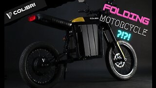 Colibri M22 Folding Electric Motorcycle - Is this a game changer?