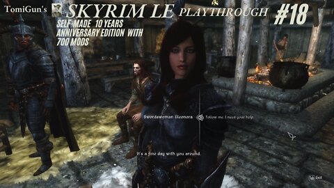 Skyrim #18 - Self-Made Modded Anniversary Edition: A Nether Lich and Swordswoman Eleonora