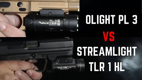 Streamlight TLR 1 HL VS Olight PL 3 - Comparison Reviews