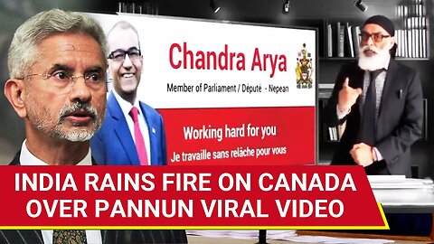 Khalistani Pannun Threatens Indian-origin Canadian MP Chandra Arya | Watch What Happened Next