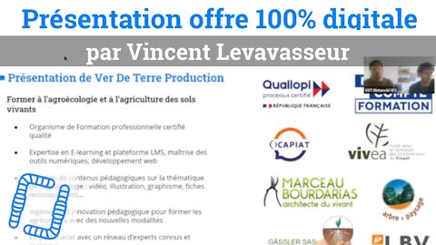 Présentation de l'offre 100% digitale, par Vincent Levavasseur