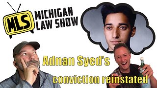 Adnan Syed’s conviction is reinstated, let's take a look